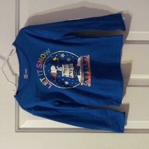 Kids size 4 Snoopy Christmas shirt